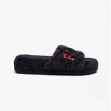 Polo Ralph Lauren ROBIN PLATFORM Womens Slide Slippers Black