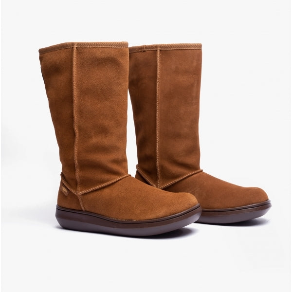 Rocket Dog SUGAR DADDY Womens Suede Boots Chestnut