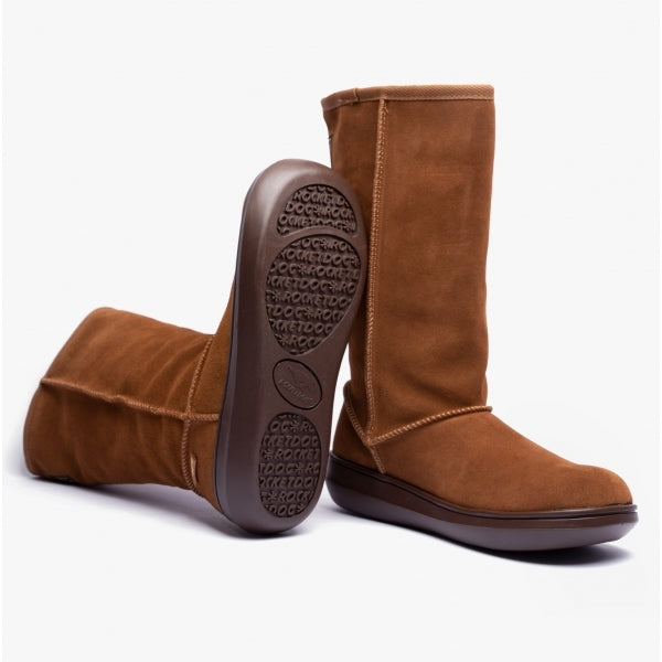 Rocket Dog SUGAR DADDY Womens Suede Boots Chestnut