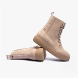 Rocket Dog AGGIE Womens Platform Zip Boots Taupe