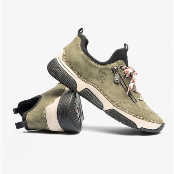 Rieker 45973-54 Womens Trainers Green
