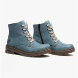 Rieker 78240-14 Womens Ankle Boots Blue
