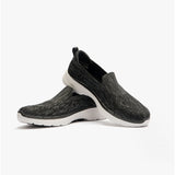 Skechers 124532/BKGY GO WALK 6-VALERIE Womens Slip-On Trainers Black/Grey