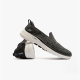 Skechers 124532/BKGY GO WALK 6-VALERIE Womens Slip-On Trainers Black/Grey