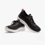 Skechers 124585/BKMT GO WALK HYPER BURST-MOON WA Womens 0 Trainers Black/Multi