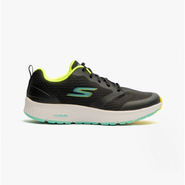 Skechers 128277/BKLM GO RUN CONSISTENT-INTENSIFY Womens Lace-Up Trainers Black/Lime