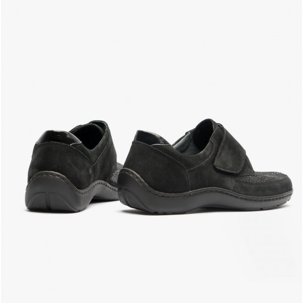 Waldlaufer HENNI 496H31 Womens Leather Shoes Black