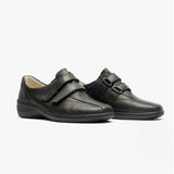 Waldlaufer KYA 607302 Womens Leather Shoes Black