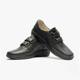 Waldlaufer KYA 607302 Womens Leather Shoes Black