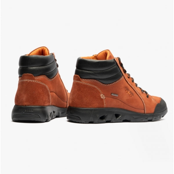 Josef Seibel NOIH 53 Womens Leather Hiking Boot Rust/Combi