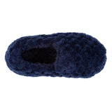 Totes Isotoner NAVY FLEECE Boys Slippers Navy