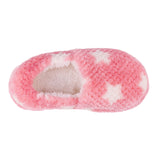 Totes Isotoner PINK STAR Girls Slippers Pink