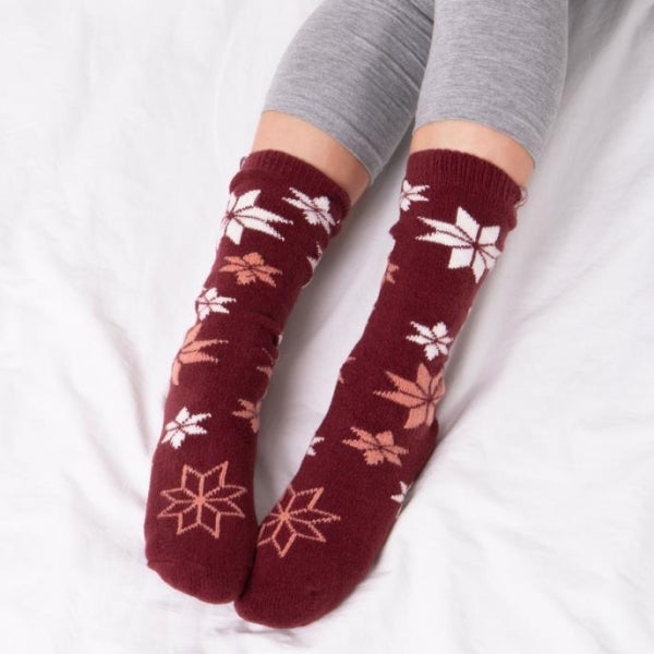 Totes Isotoner KNEE HIGH SUPERSOFT Womens Boot Socks Berry