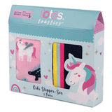 Totes Toasties ORIGINAL-SOX (TWIN PACK) Kids Slipper Socks Unicorn