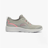 Skechers 149546/LGPK DYNAMIGHT 2.0-DAYTIME STRIDE Womens Trainers Light Grey/Pink