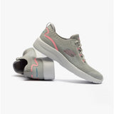 Skechers 149546/LGPK DYNAMIGHT 2.0-DAYTIME STRIDE Womens Trainers Light Grey/Pink