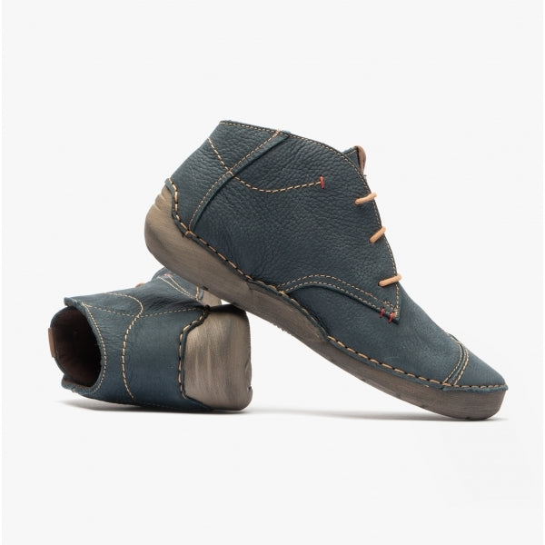 Josef Seibel FERGEY 18 Womens Leather Boots Blue