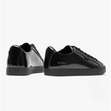 Kickers TOVNI LACER Teen Girls Patent Trainers Black
