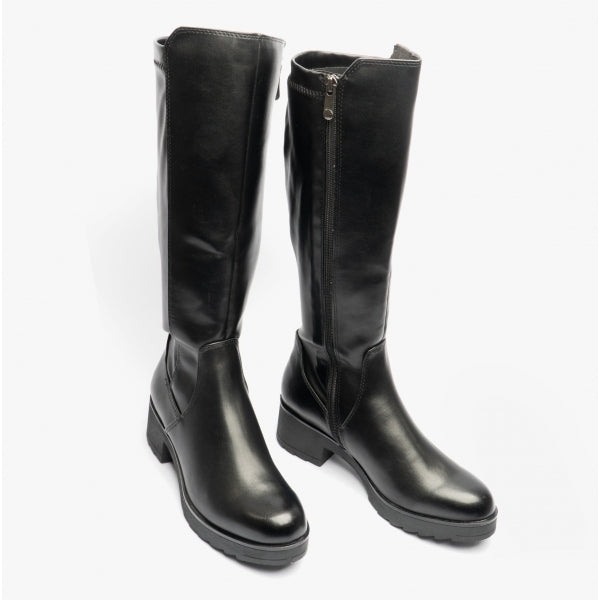 Marco Tozzi 25606-29-001 Womens Tall Zip-Up Boots Black