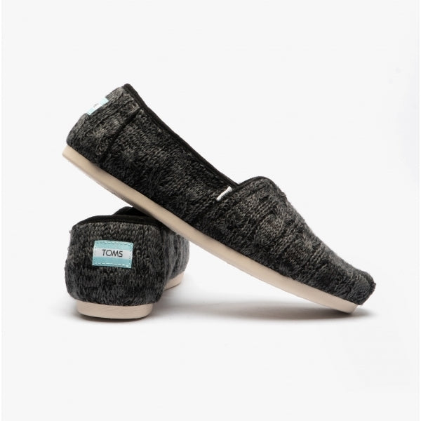 TOMS ALPARGATA Womens Espadrille Black