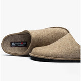 Haflinger SOFT Womens Wool Slippers Taupe