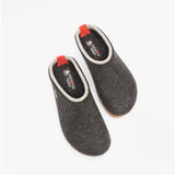 Haflinger KRIS Womens Wool Slippers Graphite