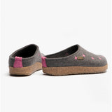 Haflinger CUORICINI Womens Wool Slippers Anthracite