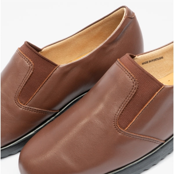 Comfortology BELINDA Womens Leather Shoes Cognac
