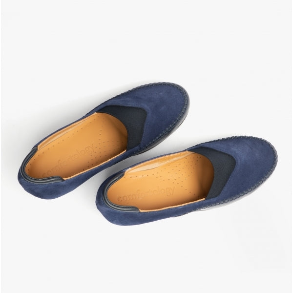 Comfortology DIA Womens Suede Shoes Blue
