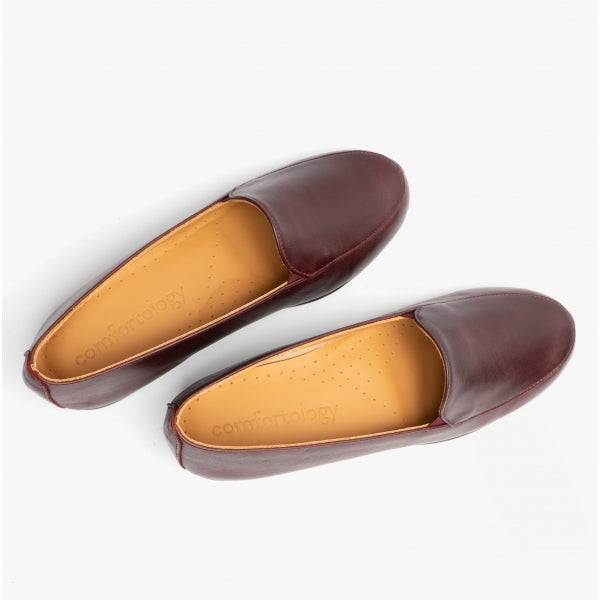 Comfortology COLLISTO Womens Leather Shoes Bordeaux