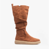 Jana 25660-29-305 Womens Knee-Length Boots Brown