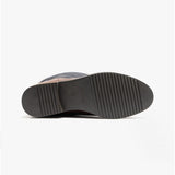 Hush Puppies KITTY Womens Leather Boots Brown/Navy