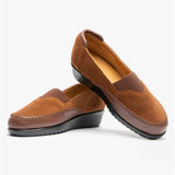 Comfortology DIA Womens Suede Shoes Cognac