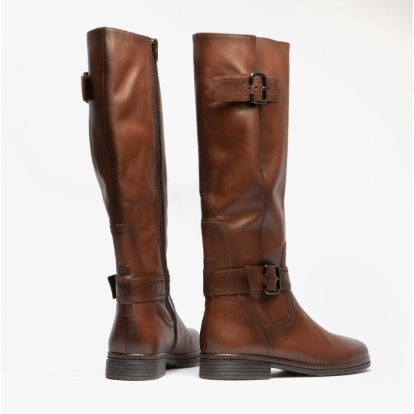 Gabor NEVADA Womens Leather Tall Boots Brown