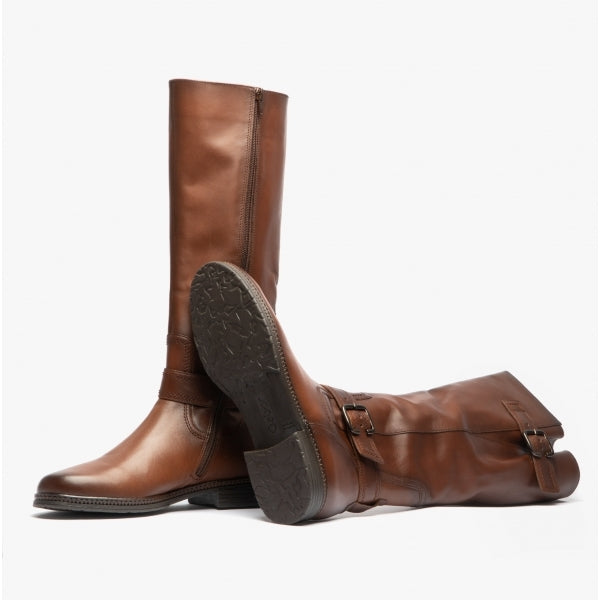 Gabor NEVADA Womens Leather Tall Boots Brown
