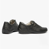 Waldlaufer HENNI 496054 Womens Leather Shoes Black