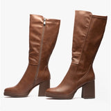 Marco Tozzi DAMEN Womens Tall Boots Chestnut