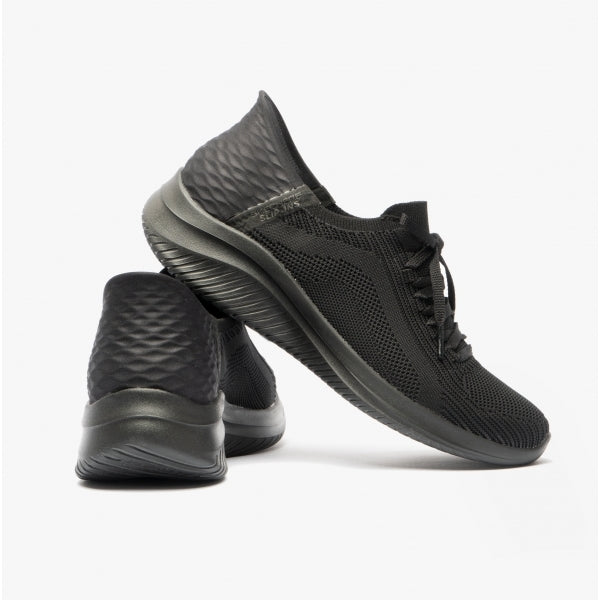 Skechers 149710/BBK ULTRA FLEX 3.0-BRILLIANT PATH Womens Trainers Black