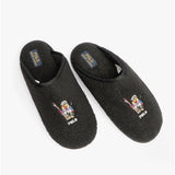 Polo Ralph Lauren KAYLEIGH SCUFF II BEAR Womens Mule Slippers Black