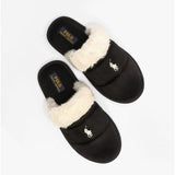 Polo Ralph Lauren KELCIE Womens Mule Slippers Black/White