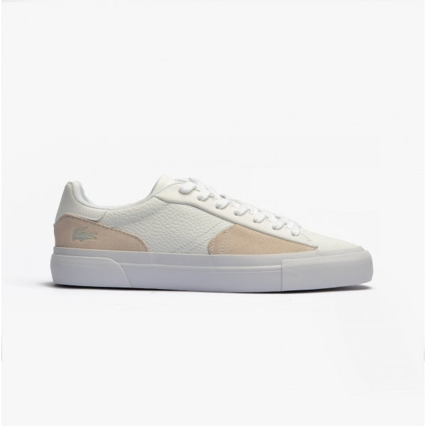 Lacoste L006 222 1 Womens Leather Trainers White