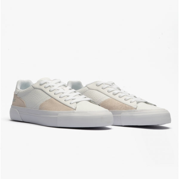 Lacoste L006 222 1 Womens Leather Trainers White