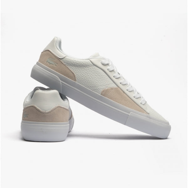 Lacoste L006 222 1 Womens Leather Trainers White