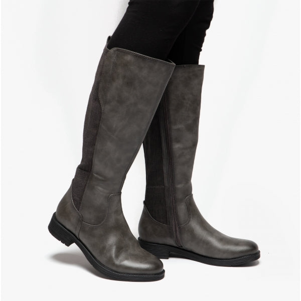 Jana 25560-29-206 Womens Tall Boots Graphite