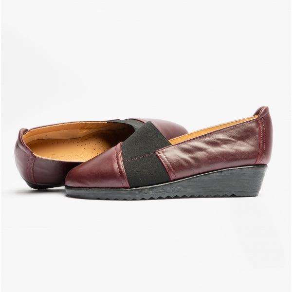 Comfortology NESO Womens Leather Shoes Bordeaux