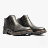 Rieker 33160-00 Mens Double Zip Boots Black