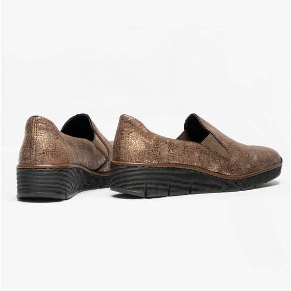 Rieker 53766-24 Womens Shoes Brown