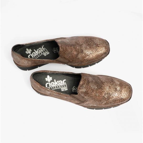 Rieker 53766-24 Womens Shoes Brown