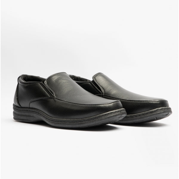 Dr Keller KARL Mens Leather Shoes Black