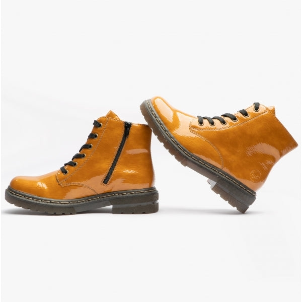 Rieker 78240-68 Womens Ankle Boots Yellow